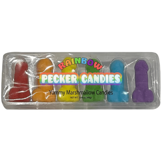 A green background displays the text "No Image" at the top. Below, a light gray rocket icon appears within a circular border, accompanied by small stars and a planet—a playful allusion to Rainbow Pecker Candies Yumm Marshmallow 6pc and cosmic treats.