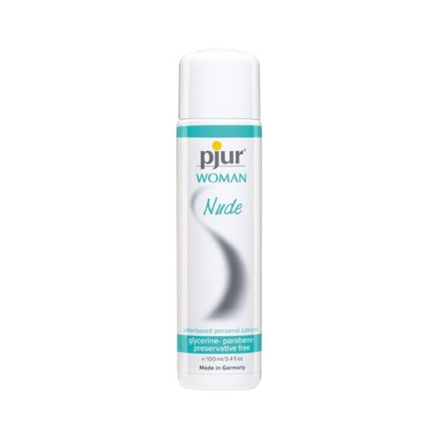 A green background featuring a gray rocket launching upward, encircled by stars, subtly conveys the essence of intimate care for "Pjur Woman Nude 3.4oz." Above it, "No Image" is written in gray text, symbolizing discretion in sexual wellness.