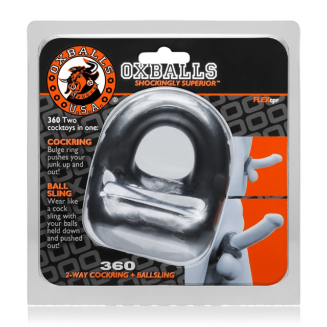 A green background features a gray rocket icon launching in a circular design, with the text No Image above it, evoking the intriguing visual style of the Oxballs 360 CR Ball Sling w Steel.