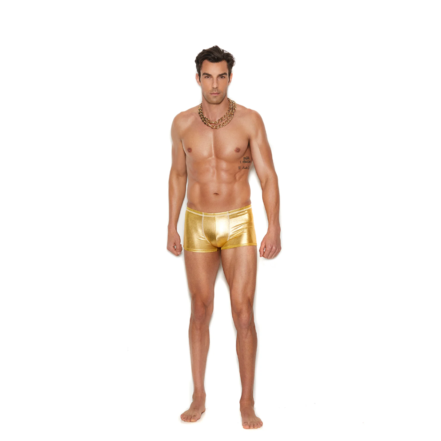 A No Image placeholder on a green background showcasing a minimalist rocket icon surrounded by stars, reminiscent of the mission to discover the ideal adjustable fit with the Lame Boxer Brief S-M.