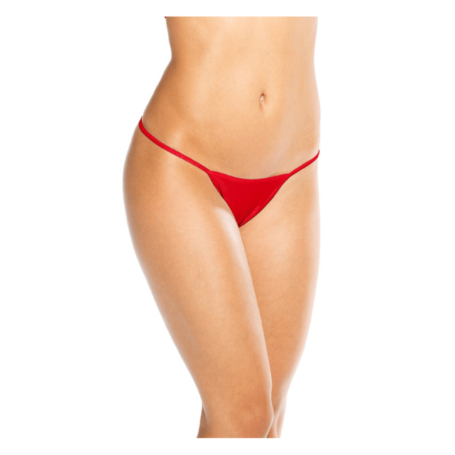 Wide Low Back Tee Red