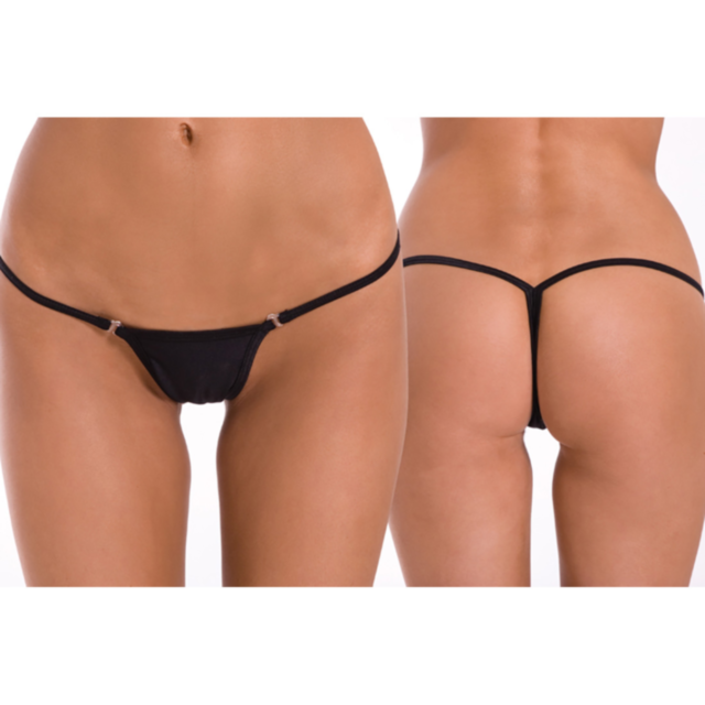 Low Back Tee W Breakaway Clip Black