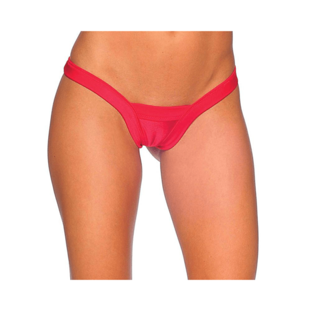Product Name: Comfort V Thong Red on a green background with a gray rocket, resembling a gift of adventure, flying through a circle with stars.