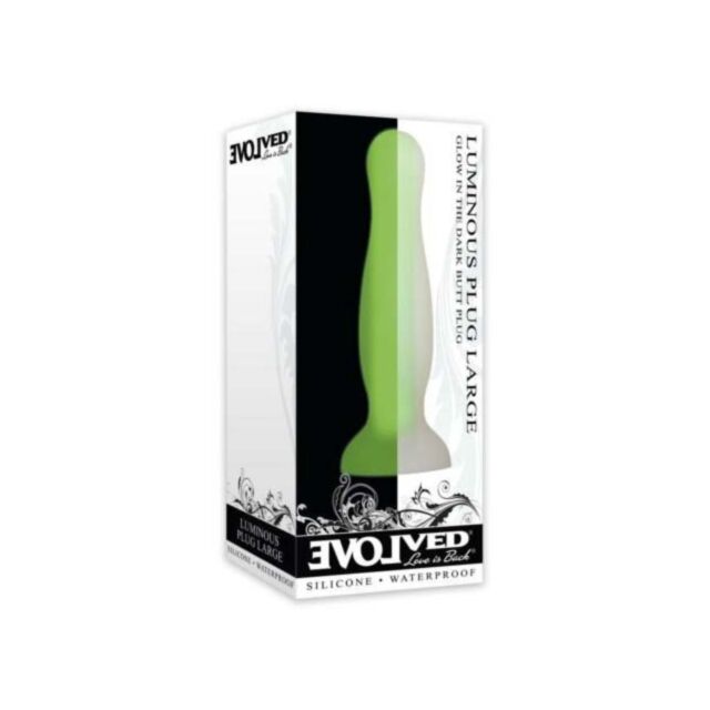 Luminous Large Plug Silicone Green