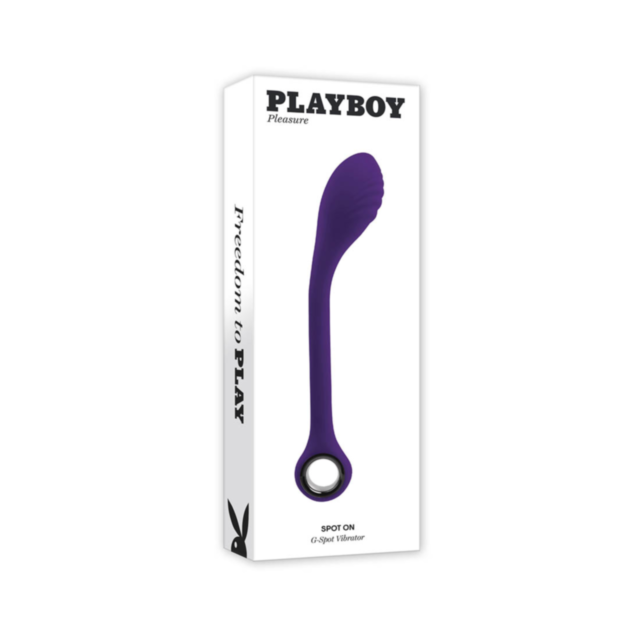 Green background featuring a gray rocket illustration inside a circle, accented with sparkles. Above this image, the text states 'No Image,' highlighting innovation akin to the Playboy-Spot On G-Spot Vibe-Acai, made from body-safe silicone and USB recharg