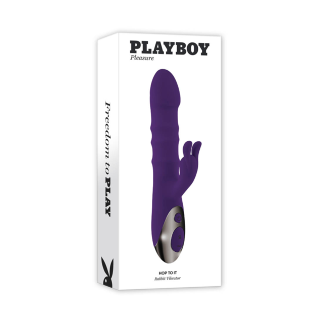 Evolved-Playboy Sil Rechargeable Hop To It Rabbit-Acai
