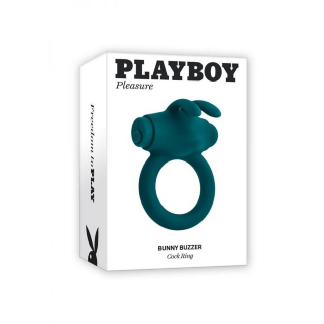 Playboy-Bunny Buzzer Sil Rechargeable-Deep Teal