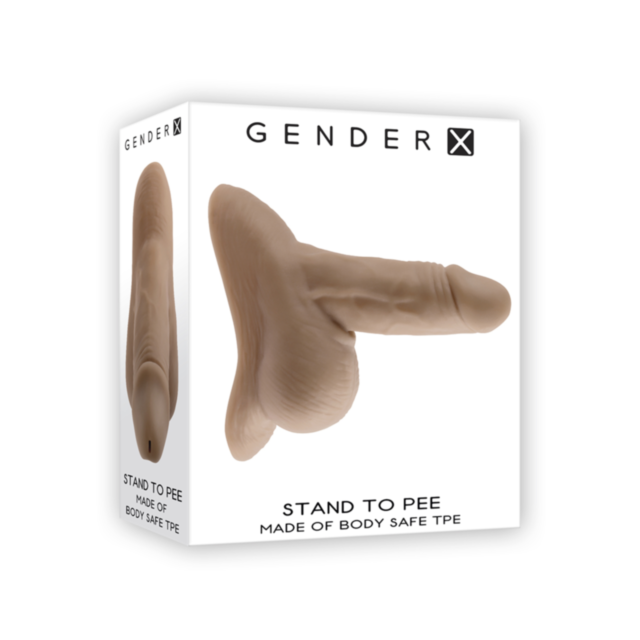Graphic of a rocket and planet inside a circle with stars, set against a green background. The bold text "No Image" is displayed above the design, subtly mirroring the innovative simplicity of the Evolved-Gender X-TPE Stand To Pee-Medium in its streamline