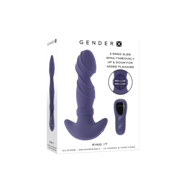 Text displays "No Image" above a circular design featuring a rocket and stars on a green background, reminiscent of the Evolved-Gender X Ring It-Purple collection, sparking curiosity with its sliding ring feature.