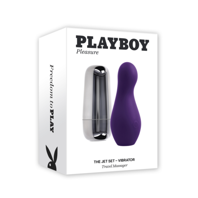 A green background featuring a light gray rocket graphic surrounded by stars, encased in a circle, with the words "No Image" above. It evokes the sleek and modern waterproof aesthetic of the Evolved-Playboy Sil Rechargeable The Jet Set Vibe-Acai Silver.