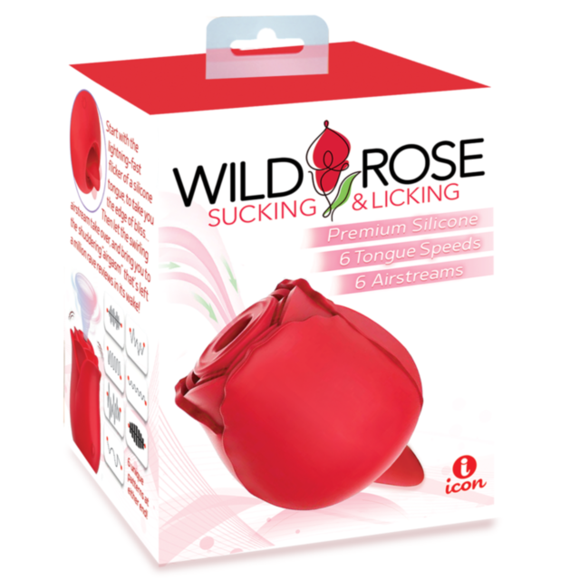 Wild Rose&Tongue Rechargeable Sil Suction Vibe