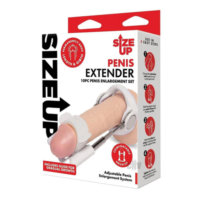 The image features green text stating "No Image" above a gray icon of a rocket ship blasting off within a circular border. The solid green background evokes the look of body-safe materials typically found in products such as the Size Up-Penis Extender 10p