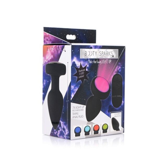 XR-7x Light Up Rechargeable Plug Silicone-Small
