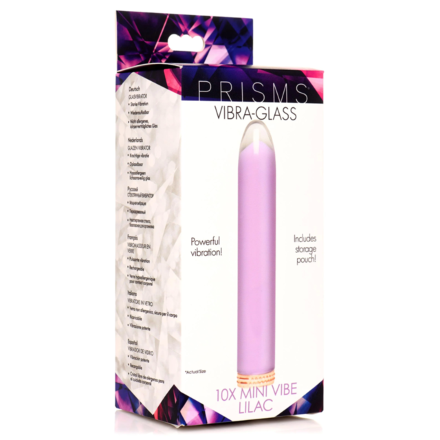 Set against a green background, a gray graphic of a rocket is depicted flying upward, encircled by stars. Above this image appears the text "No Image," subtly alluding to the understated sophistication of the XR-Prism 10x Mini Vibe-Lilac.