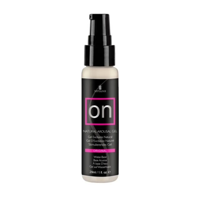 A green and gray graphic featuring the text "No Image" at the top. Below, a gray rocket, symbolizing the uplifting effects of On For Her Arousal Gel Original 1oz, ascends within a circular design, surrounded by tiny stars.
