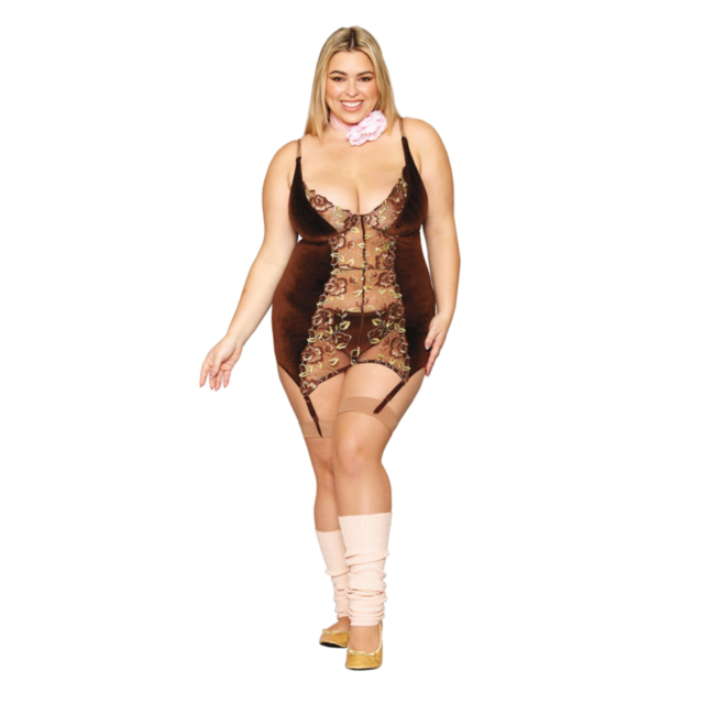 GARTER SLIP  G-STRING  1X