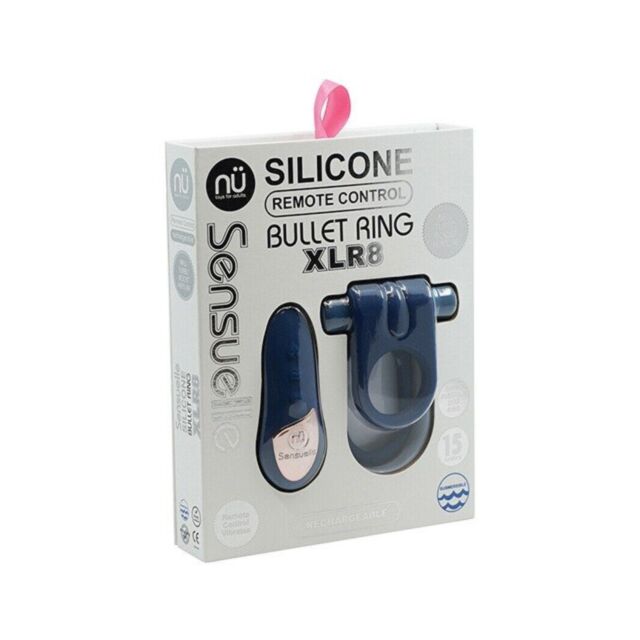 Sensuelle Surge XLR8 Turbo Sil. Remote Bullet Ring Blue