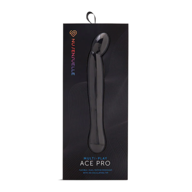 A stylized image of a rocket inside a circular border with stars on a green background conveys dynamic motion, reminiscent of Sensuelle-Ace Pro Prostate&G-Spot Vibe-Black's oscillating head. Above the graphic, the text reads No Image in light gray.