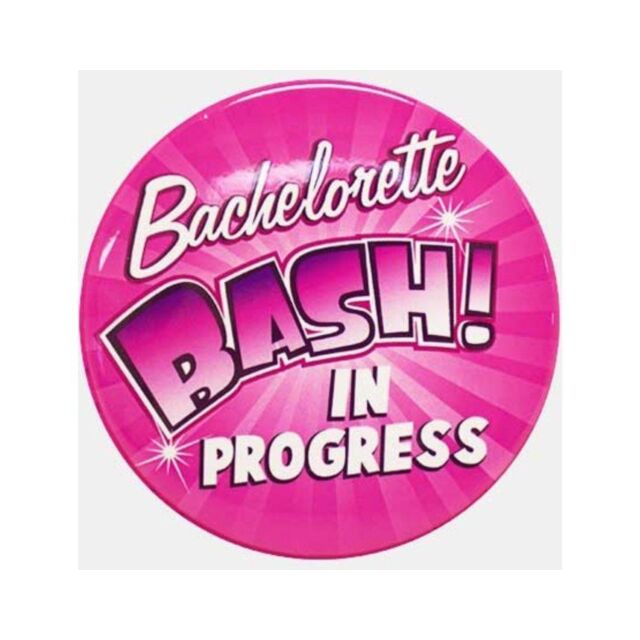 A vibrant green backdrop featuring a sparkling rocket icon, embellished with rhinestone accents and encircled by stars. The bold "No Image" text stands out, reminiscent of the Bachelorette 3" Bash Button - a perfect party favor set to dazzle any bachelore