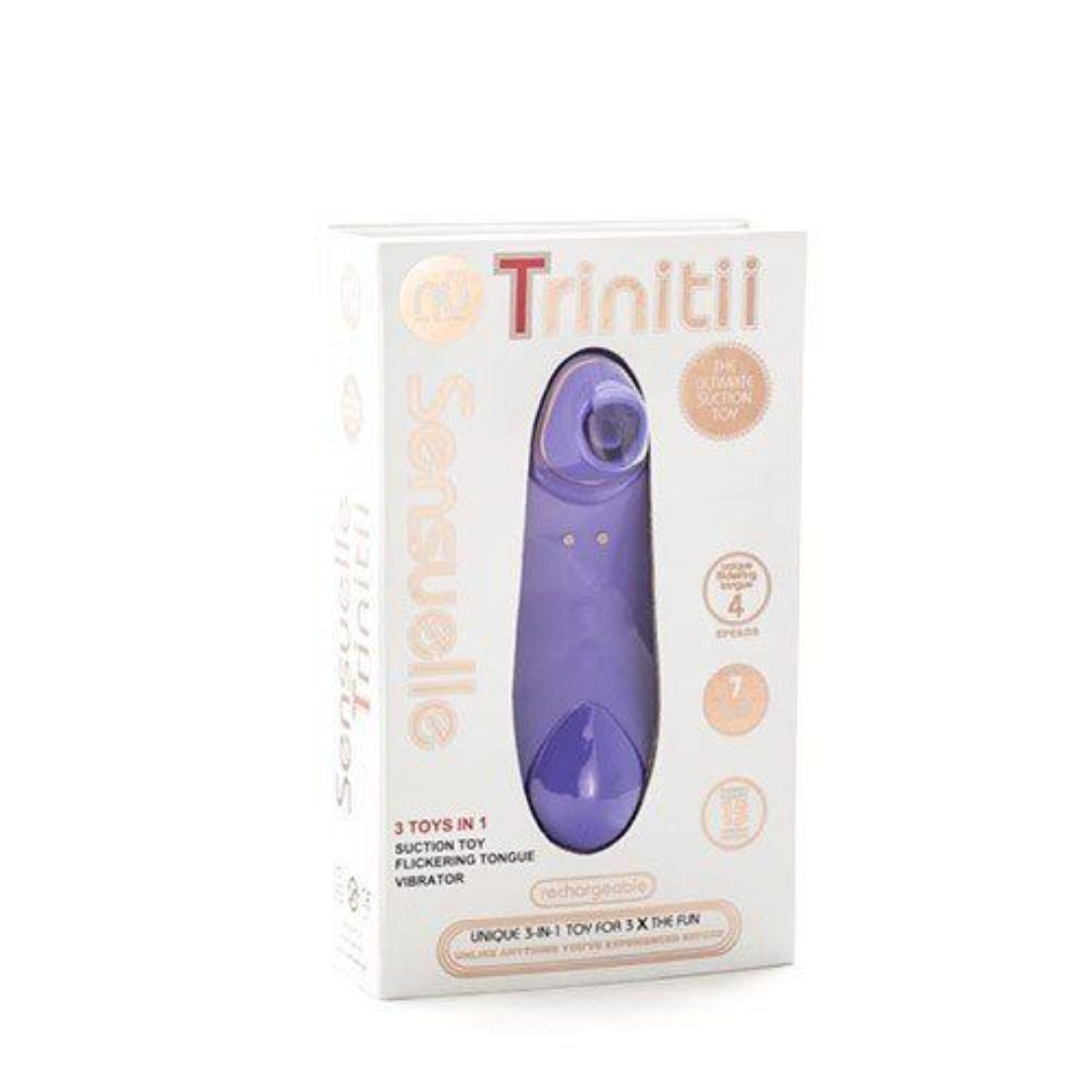 Sensuelle Trinitii Suction Tongue Vibe